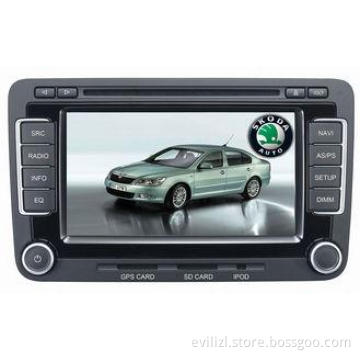 Touch Screen LCD Player Skoda Octavia Auto DVD Players With